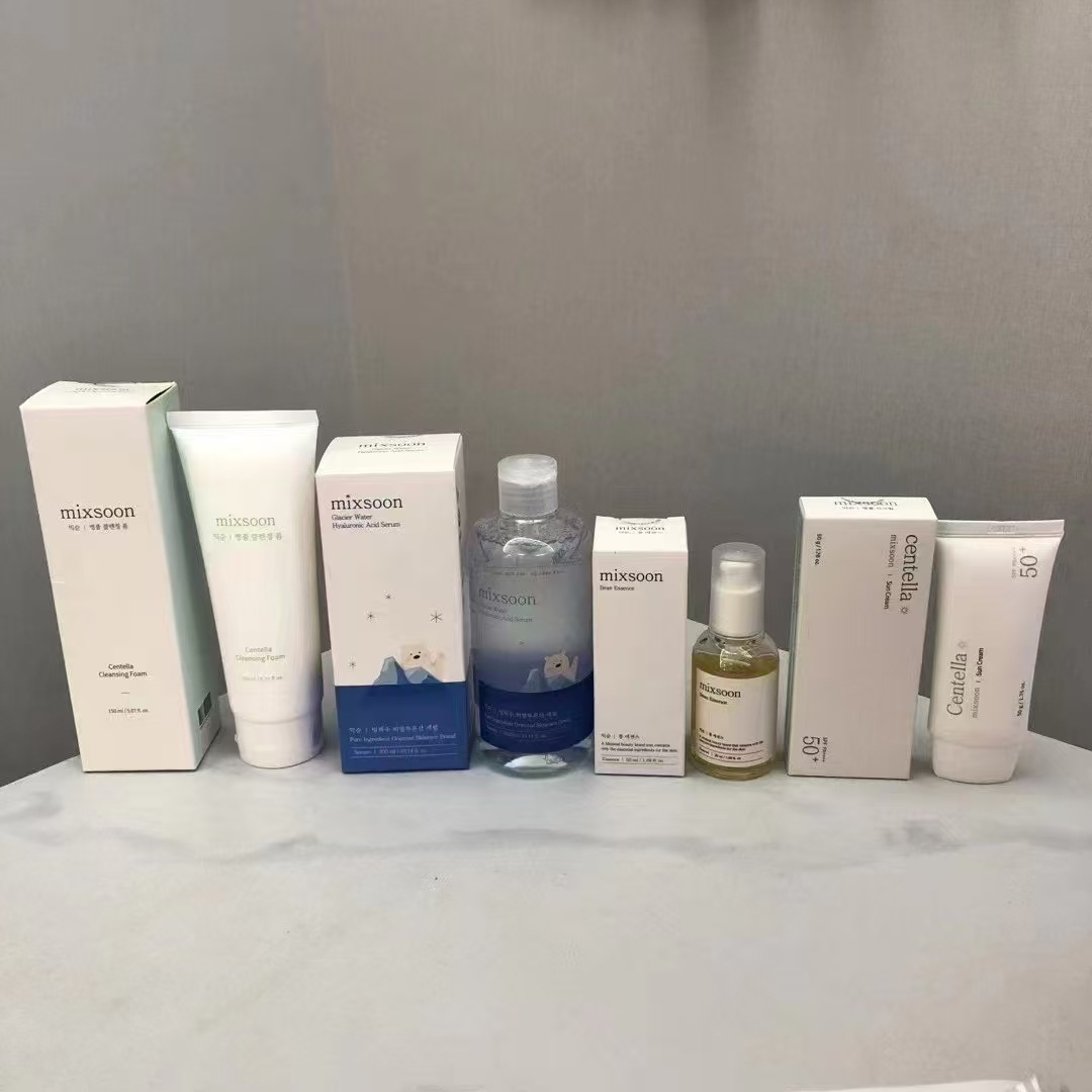 Luxury Skincare Brands - 韓国ミックスン豆クリームエッセンス日焼け止めツボクサ洗顔料 保湿 鎮静 肌弾力性向上 オイルコントロール