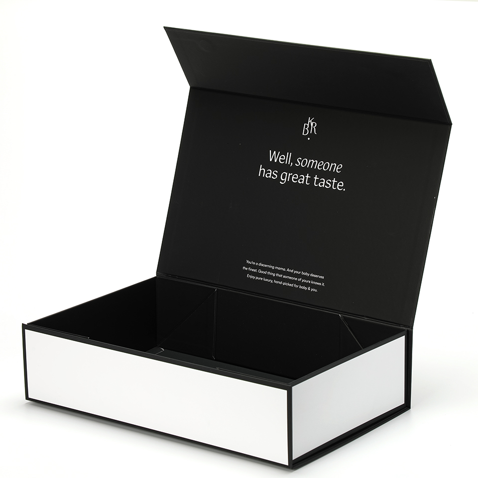 Luxury Skincare Logo - カスタム印刷ホログラムロゴ入り高級硬質紙製マグネット開閉式ギフトボックス（化粧品スキンケア包装用）