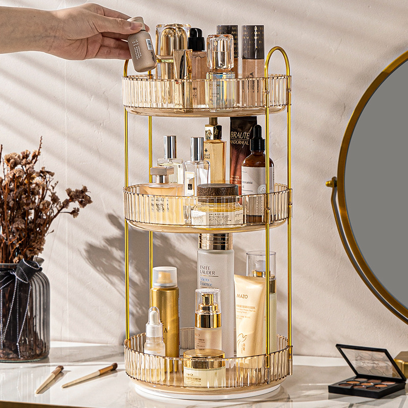 1個入り、高級感のある回転式コスメ収納ボックス。卓上用、高級 - Luxury Skincare And Makeup Brands のレビューと価格