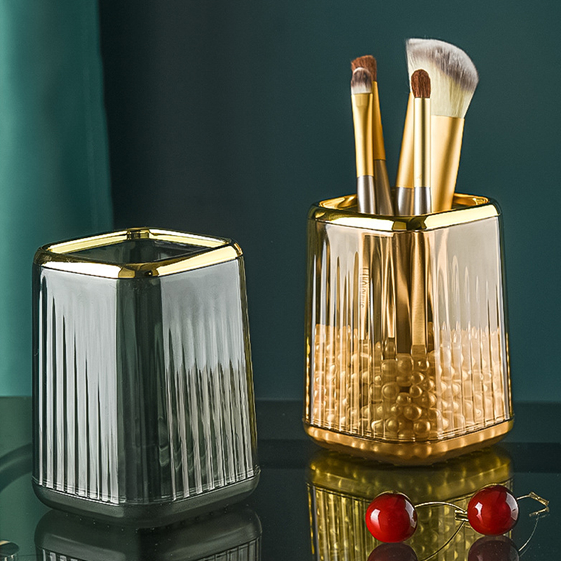 高級メイクアップオーガナイザーデスクトップ化粧ブラシ収納ボッ - Luxury Skincare And Makeup Brands のレビューと価格