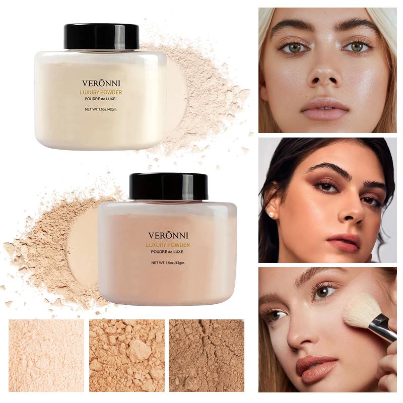 6色の高級パウダー、女性用フェイスファンデーション、バナナパ - Luxury Skincare Tools のレビューと価格